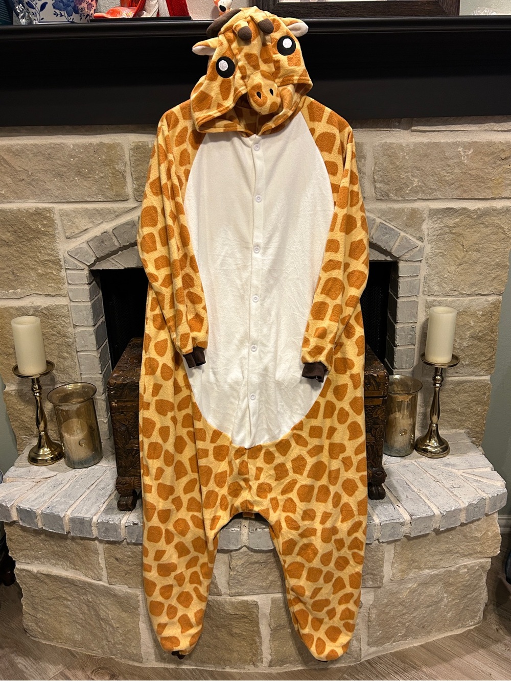 Adult Giraffe Onsie Costume Pajama